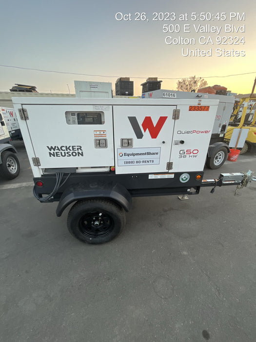 2022 WACKER NEUSON G50