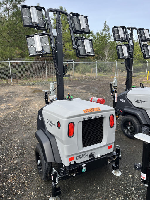 2024 Wacker Neuson LTT4 Diesel, Kohler KDW702, Deep Sea Controller, Auto Start, LED 320W, Bypass Outlet, T3