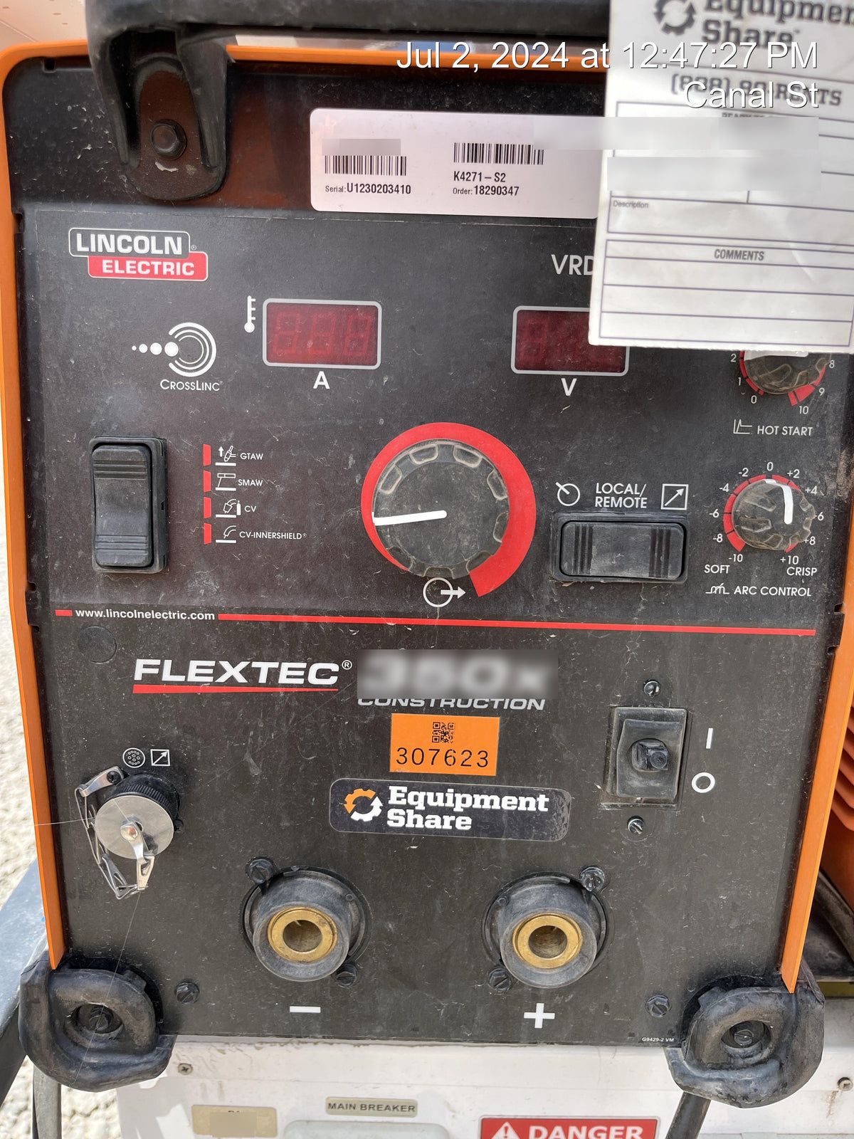 2023 LINCOLN ELECTRIC FLEXTEC 350X