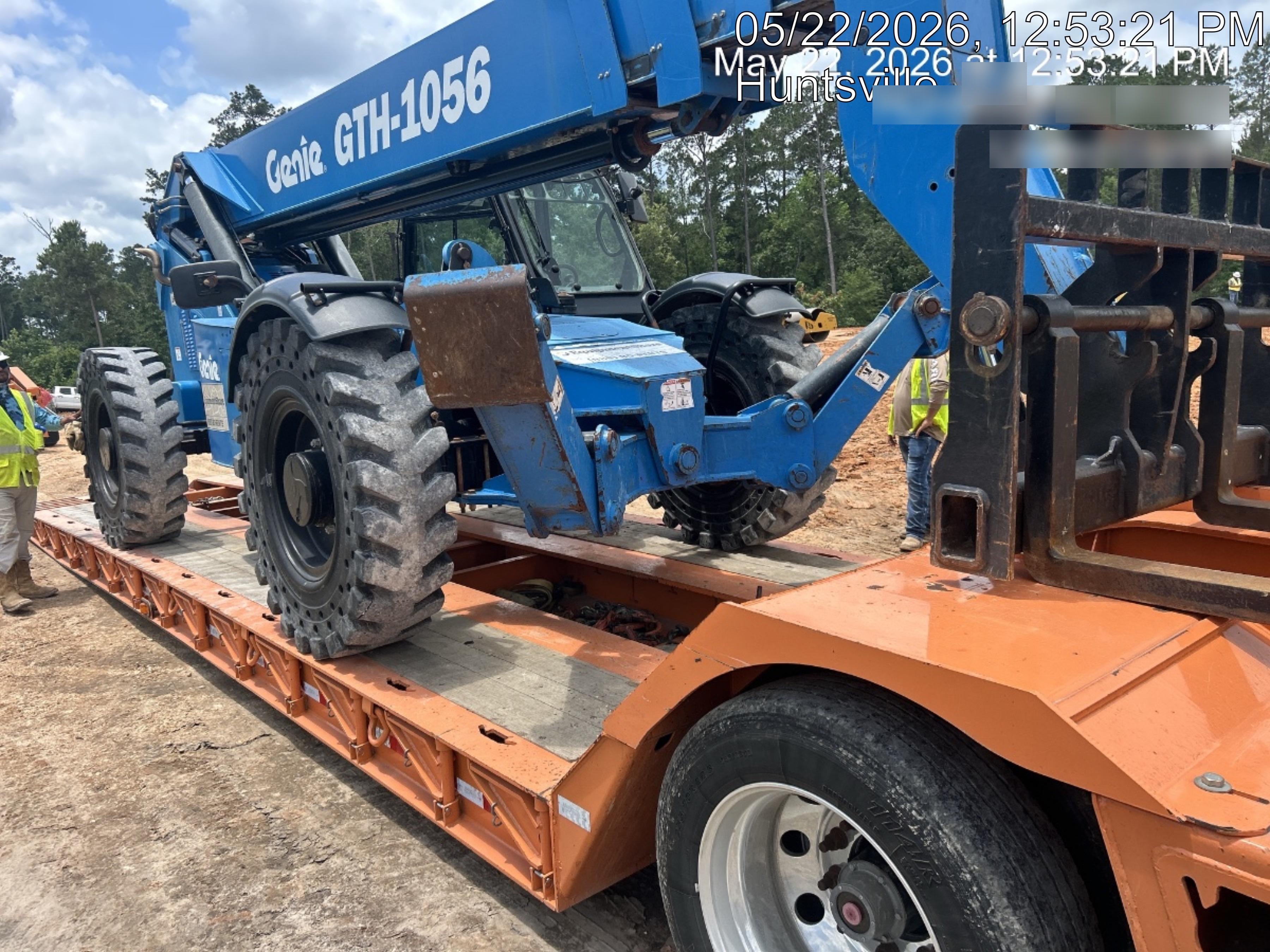 2019 Genie GTH-1056 Genie GTH-1056 w/CAB, Solid Tires, Work Lights, 60" carriage/forks, cab mesh, beacon
