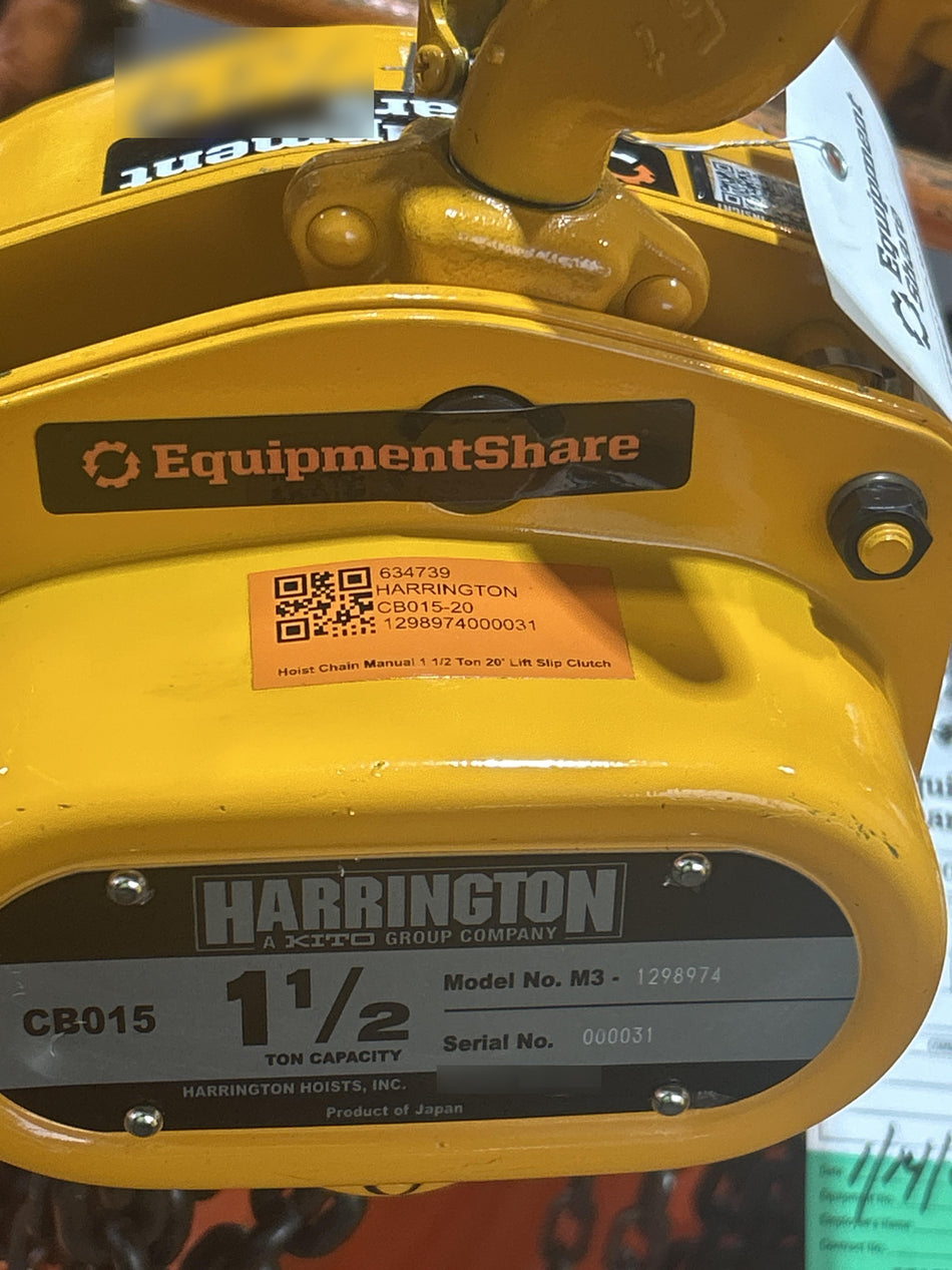 2026 HARRINGTON CB015-20