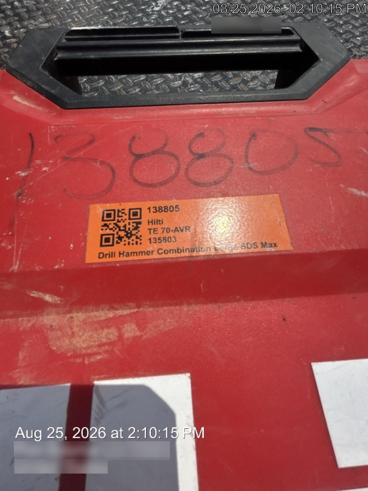 2021 HILTI TE 70-AVR