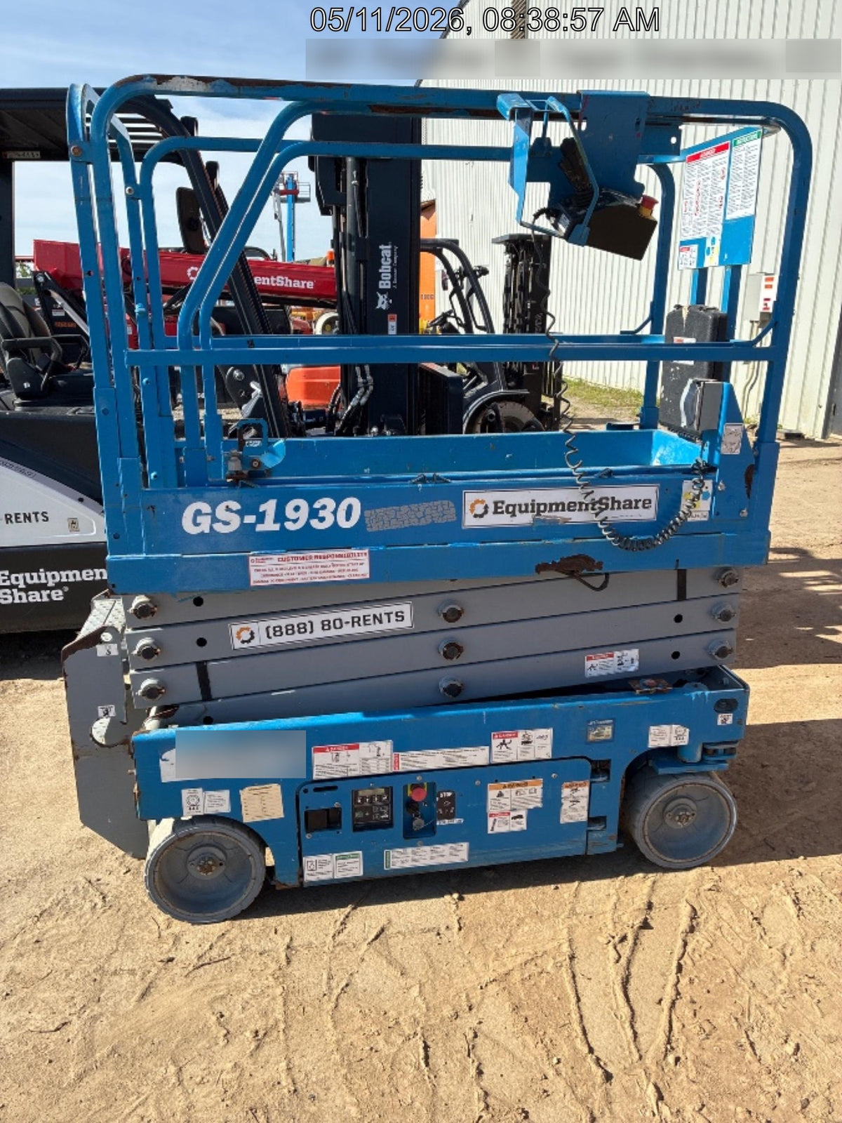 2019 Genie GS-1930 Fixed rails with chain Entry