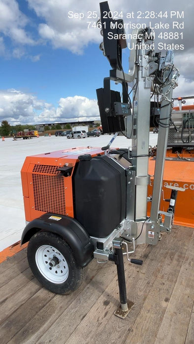 2024 Wanco WLTT-4MM4K Diesel, Deep Sea Controller, Shore Power Plug, Auto Start, (4) 350W LED Floodlights, 4kW Generator, 60 Gal Fuel Tank, 2" Ball, T3