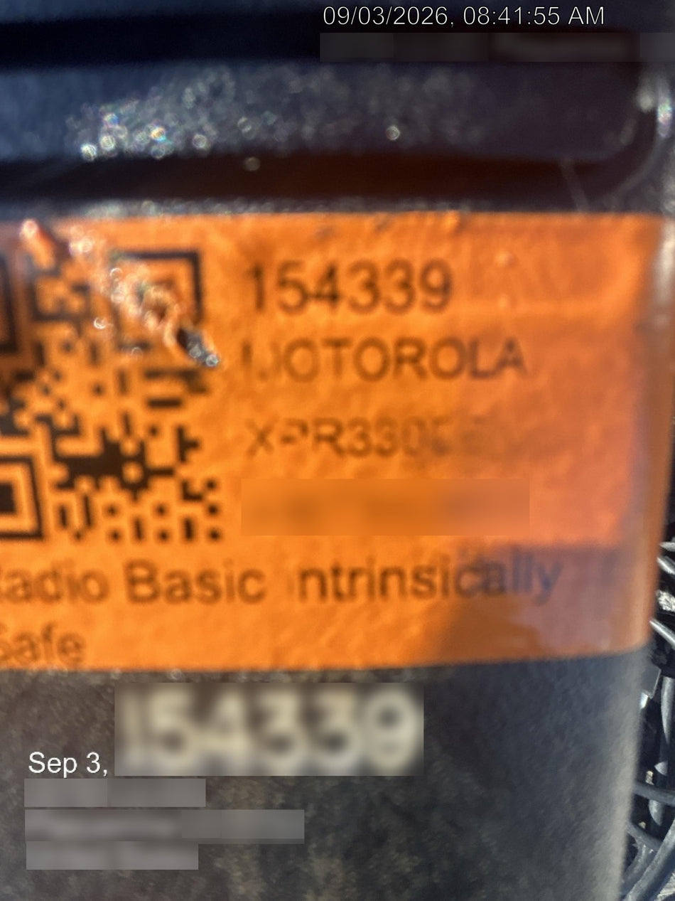 2021 MOTOROLA XPR3300E