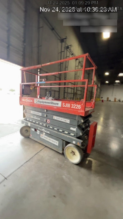 2016 Skyjack SJIII-3226 Standard Options