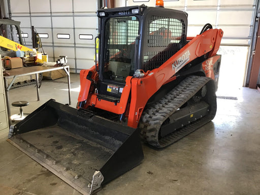 2019 Kubota SVL95-2S Cab/Heat/Air, Standard Tracks, Standard Flow w/Manual QC, 80" HD Bucket w/ Smooth Cutting Edge