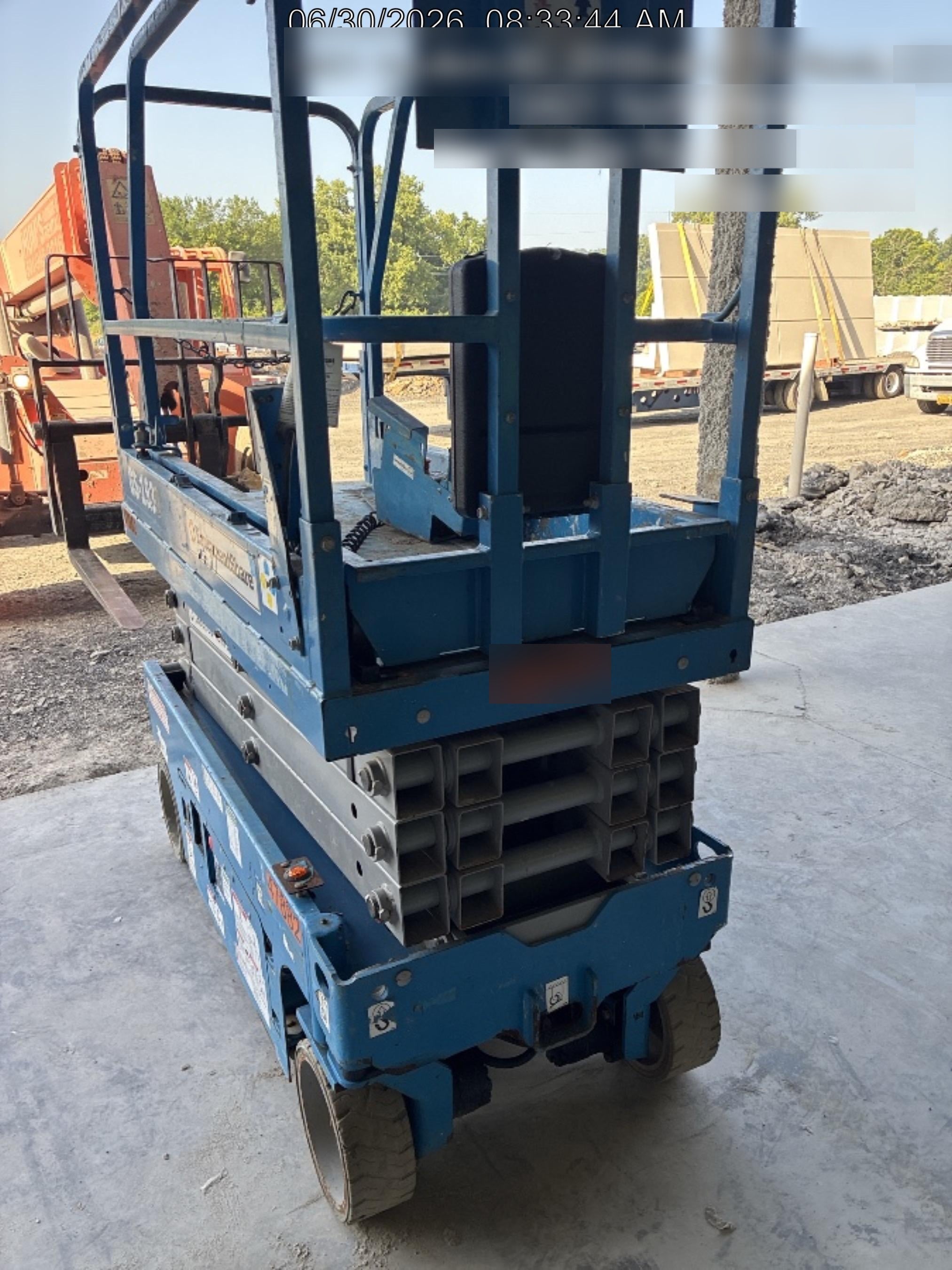 2019 Genie GS-1930 Fixed Rails with Chain Entry