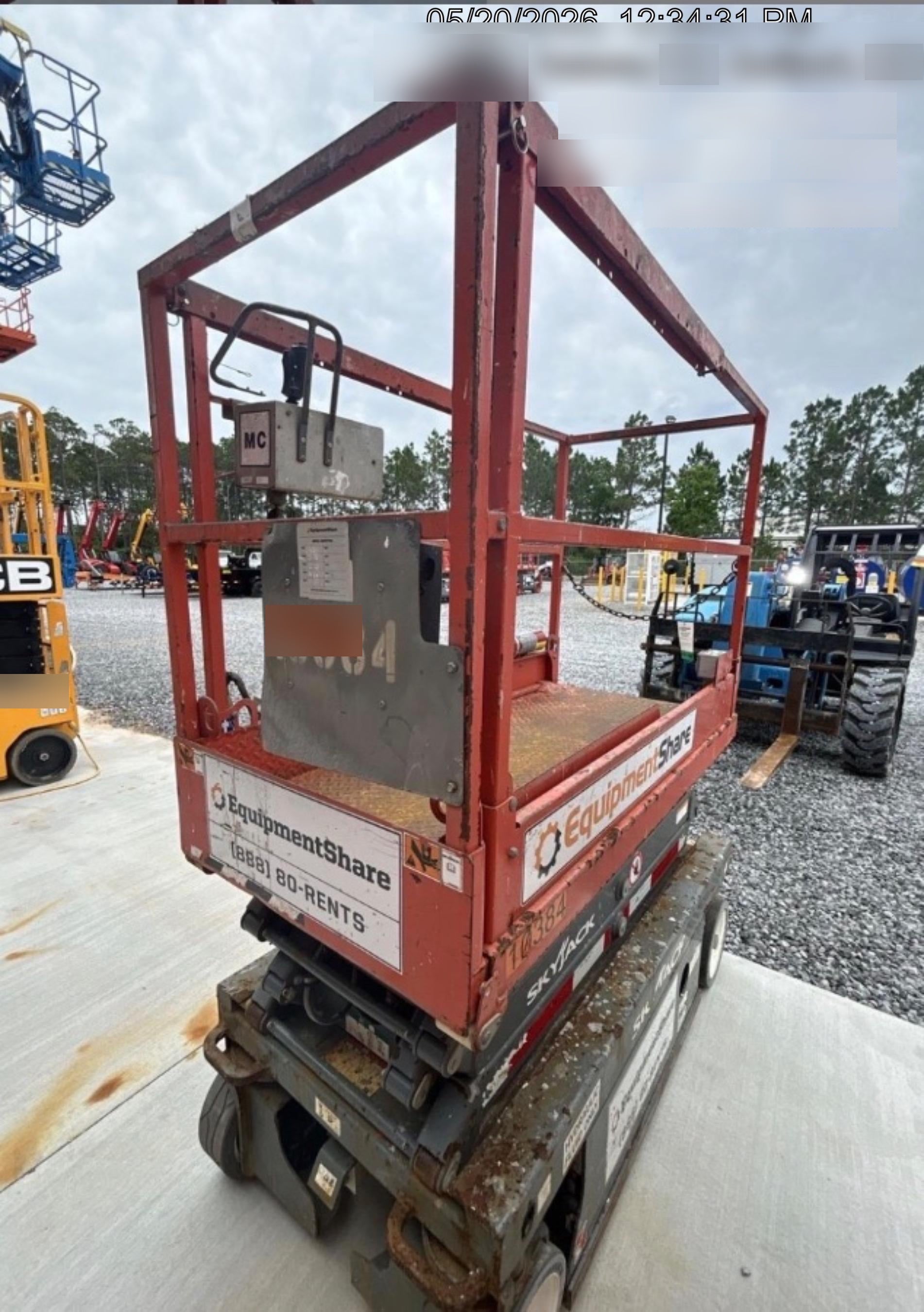 2018 Skyjack SJIII-3219 Skyjack SJIII3219 Scissor Lift w/Trojan Batteries