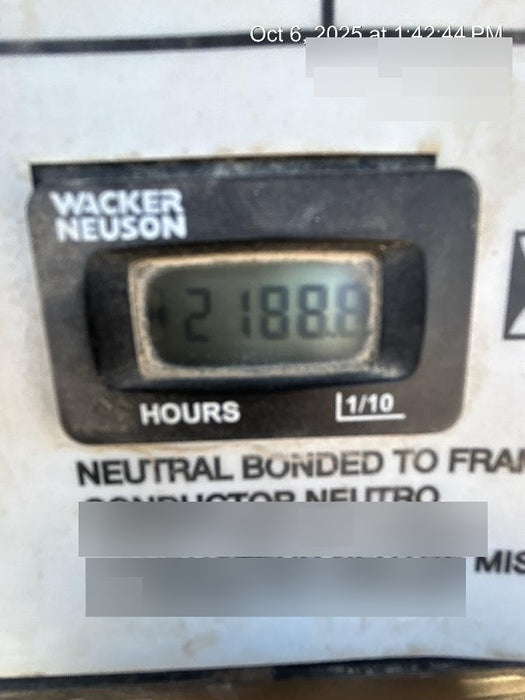 2019 Wacker Neuson LTV6L-MH Wacker Neuson LTV6L Mobile Light Tower w/Fuel Level Sensor Installed