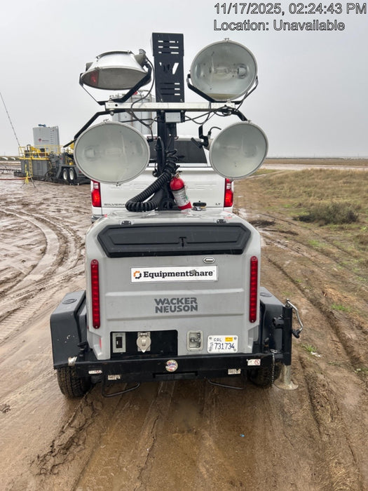 2019 Wacker Neuson LTV6L-MH Wacker Neuson LTV6L Mobile Light Tower w/Fuel Level Sensor Installed