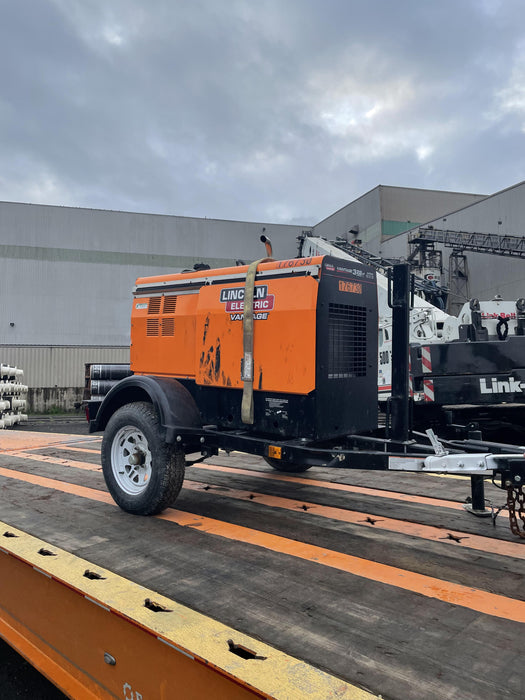 2021 Lincoln Electric Vantage 322 Vantage 322 Ready Pak 3 w/ Decals, ORANGE (includes trailer, cable rack, fender light kit) NO Telematics