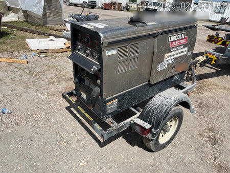 2019 Lincoln Electric Vantage 322 Ready-Pak 3, Two Wheel Trailer, Fender and Light Kit, Cable Rack