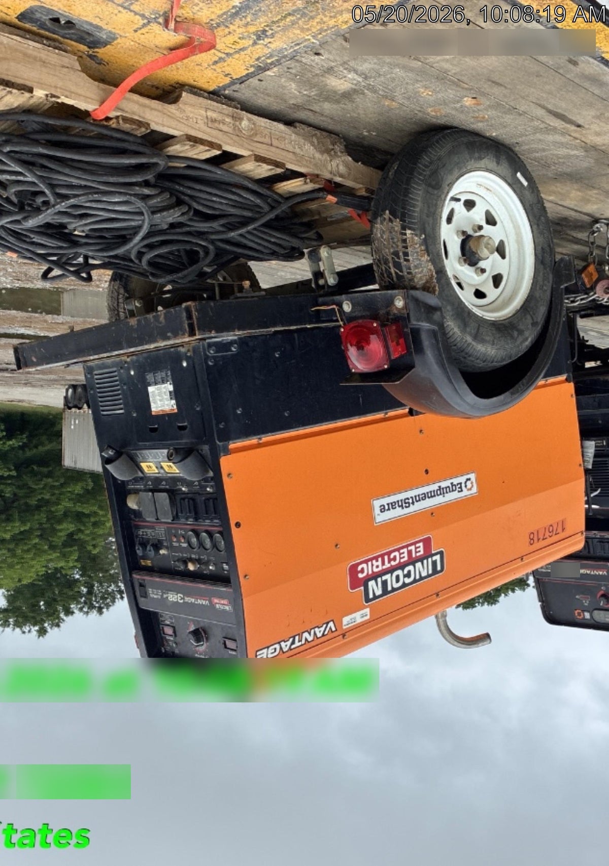 2021 Lincoln Electric Vantage 322 Vantage 322 Ready Pak 3 w/ Decals, ORANGE (includes trailer, cable rack, fender light kit) NO Telematics