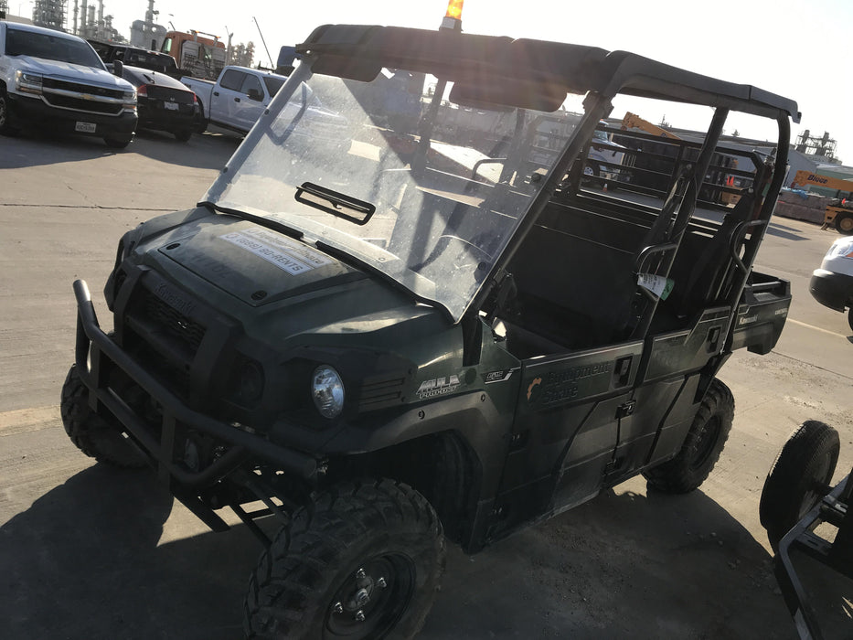 2019 Kawasaki Mule PRO-DXT Standard Options, Backup Alarm, Beacon, Plastic Hard Top, Poly Windshield, Horn Kit