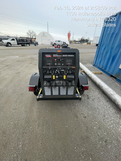 2024 Lincoln Electric Dual Maverick 200/200X Ready Pak 3, Includes Trailer, Cable Rack, Fender Light Kit K4382-1-RP3