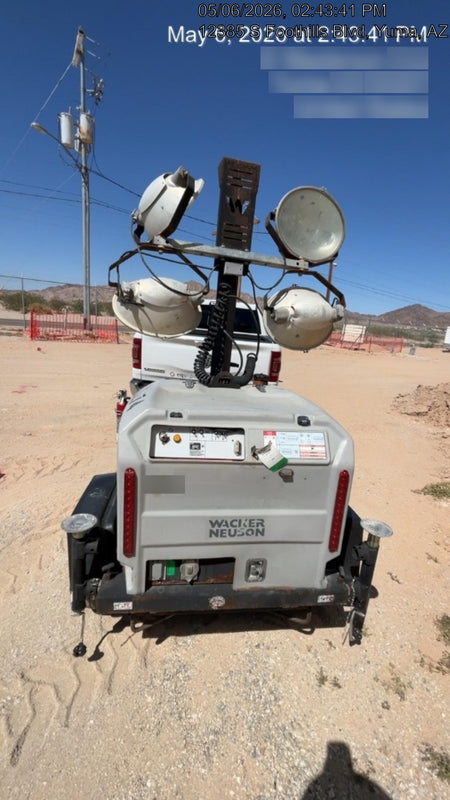 2018 Wacker Neuson LTV6K-MH Wacker Neuson LTV6K Towable Light Tower
