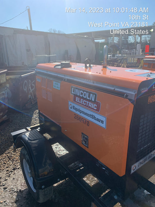 2022 Lincoln Electric LE400 Kubota V1505, Trlr, Cable Rack, Light Kit, ES Decals, T3