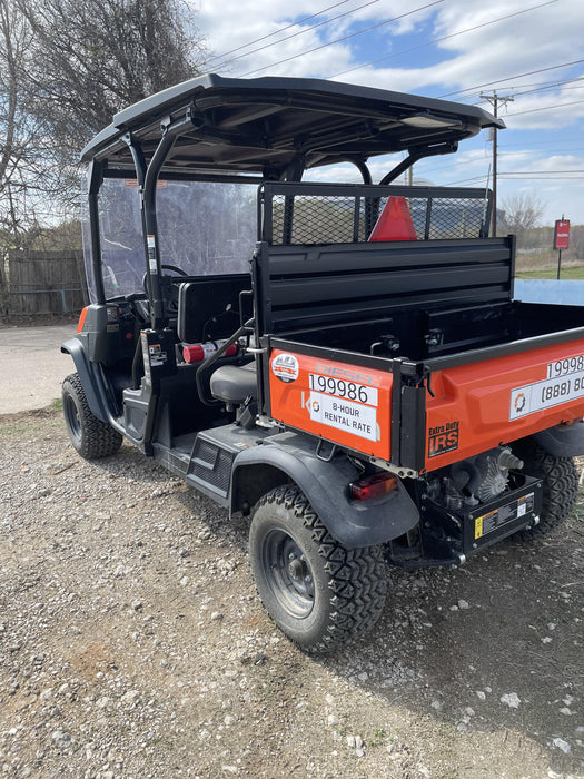 2022 Kubota RTV-X1140W-H Plastic Canopy, Windshield Acrylic Clear, LED Strobe Light, Wire Harness Kit, Back up Alarm