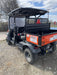 2022 Kubota RTV-X1140W-H Plastic Canopy, Windshield Acrylic Clear, LED Strobe Light, Wire Harness Kit, Back up Alarm