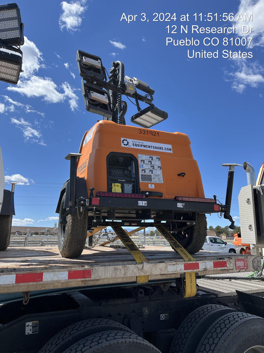 2023 Generac MLT2 Diesel, Flex Switch 120V Input, Powerzone Controller, 
(4) 320W LED Lights, 4kW Generator, 39.9 Gal Fuel Tank, 2" Ball, T3