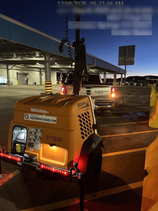 2023 Generac MLT2 Diesel, Flex Switch 120V Input, Powerzone Controller, 
(4) 320W LED Lights, 4kW Generator, 39.9 Gal Fuel Tank, 2" Ball, T3