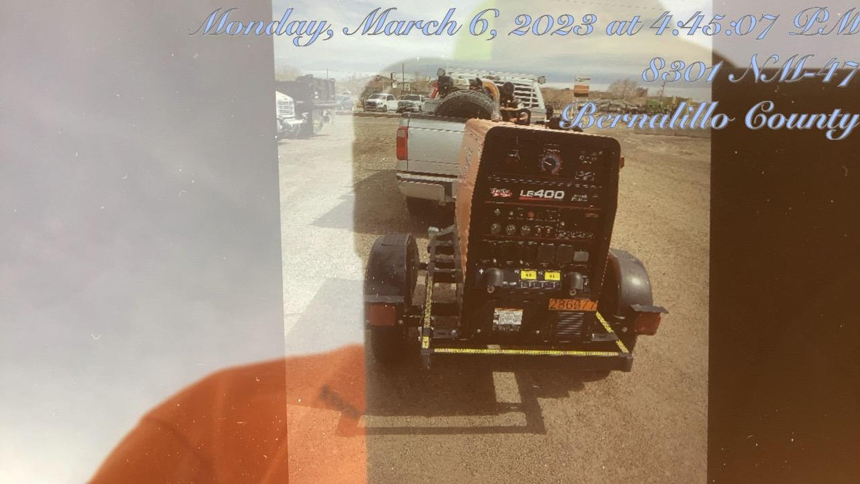 2022 Lincoln Electric LE400 Kubota V1505, Trlr, Cable Rack, Light Kit, ES Decals, T3