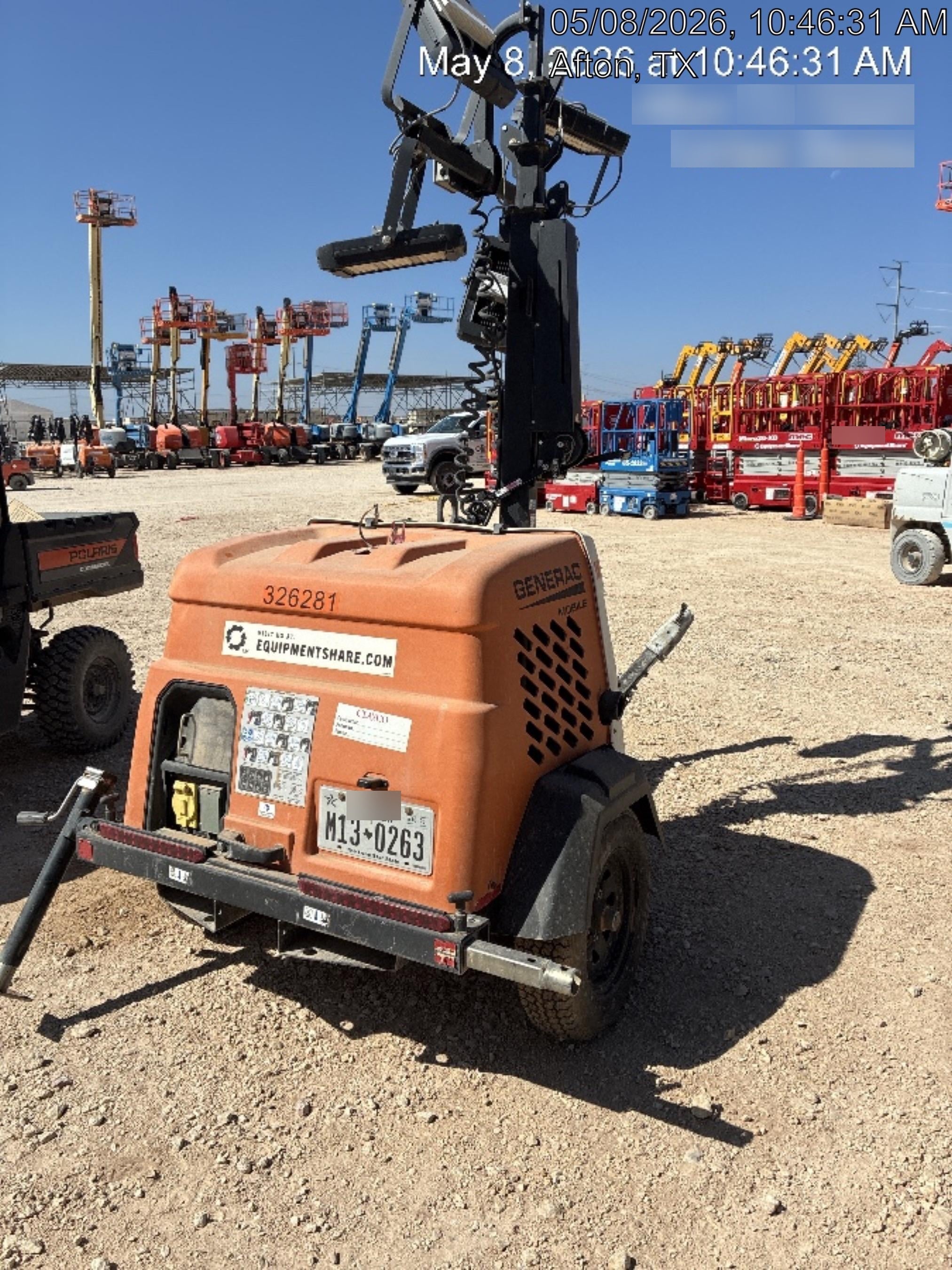 2023 Generac MLT2 Diesel, Flex Switch 120V Input, Powerzone Controller, (4) 320W LED Lights, 4kW Generator, 39.9 Gal Fuel Tank, 2" Ball, T3