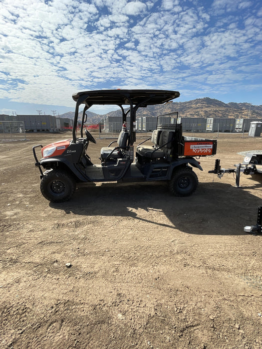 2022 Kubota RTV-X1140W-H Plastic Canopy, Windshield Acrylic Clear, LED Strobe Light, Wire Harness Kit, Back up Alarm