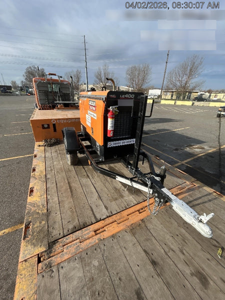 2023 Lincoln Electric LE400 Kubota V1505, Trlr, Cable Rack, Light Kit, ES Decals, T3