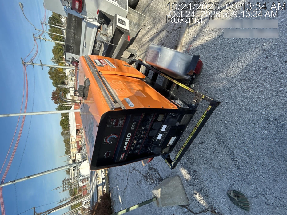 2022 Lincoln Electric LE400 Kubota V1505, Trlr, Cable Rack, Light Kit, ES Decals, T3