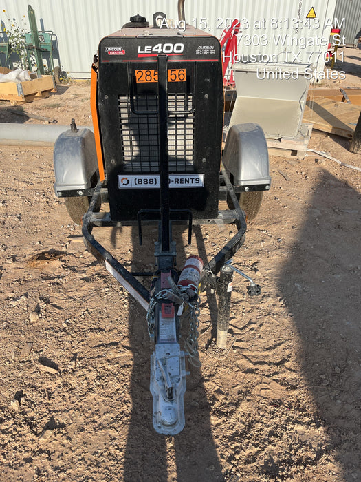 2022 Lincoln Electric LE400 Kubota V1505, Trlr, Cable Rack, Light Kit, ES Decals, T3