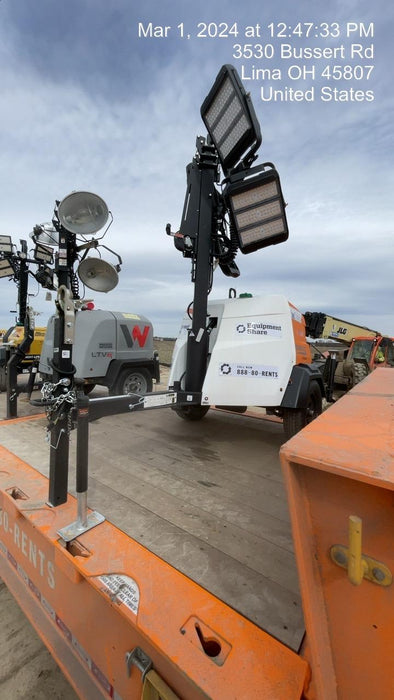 2023 Generac MLT2 Diesel, Flex Switch 120V Input, Powerzone Controller, 
(4) 320W LED Lights, 4kW Generator, 39.9 Gal Fuel Tank, 2" Ball, T3