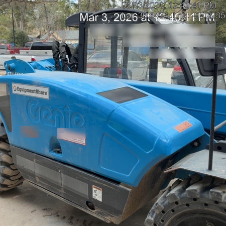 2020 Genie GTH-5519 Cab/Heat/Air, Solid Tires, Work Lights, Beacon, Aux Hydraulics, Back up Alarm