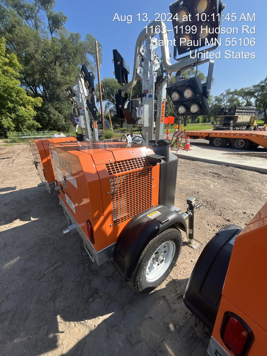 2024 Wanco WLTT-4MM4K Diesel, Deep Sea Controller, Shore Power Plug, Auto Start, (4) 350W LED Floodlights, 4kW Generator, 60 Gal Fuel Tank, 2" Ball, T3