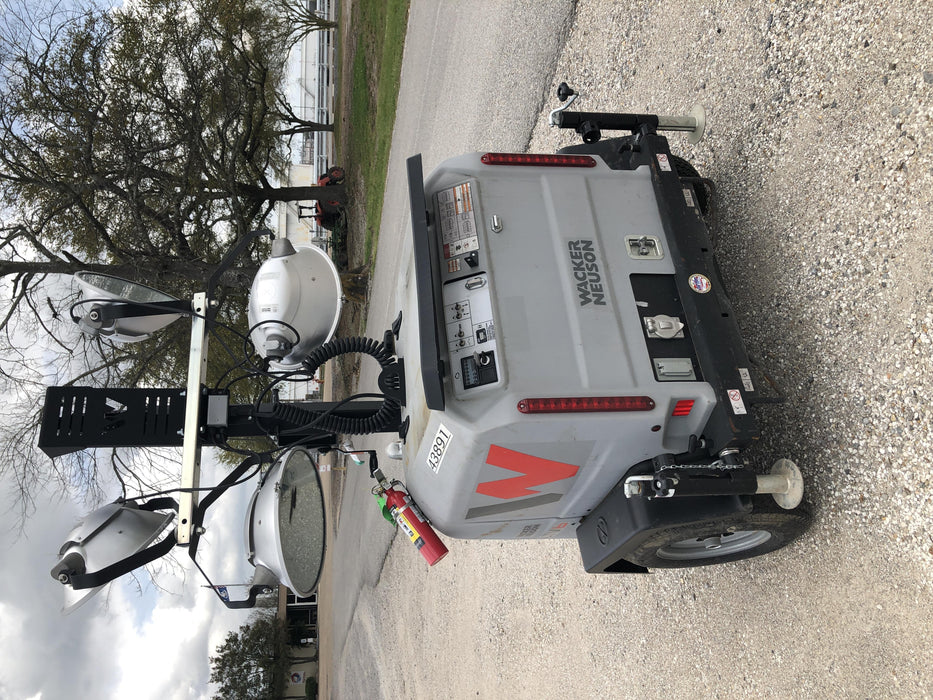 2019 Wacker Neuson LTV6L-MH Wacker Neuson LTV6L Mobile Light Tower w/Fuel Level Sensor Installed