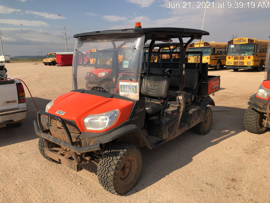 2020 Kubota RTV-X1140W-H Canopy, 4-Seater, Diesel, Windshield Acrylic Clear, LED Strobe, Backup Alarm