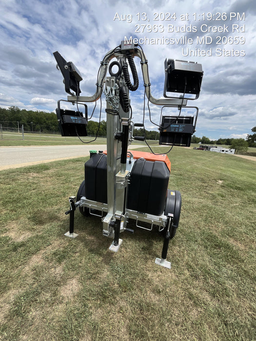 2024 Wanco WLTT-4MM4K Diesel, Deep Sea Controller, Shore Power Plug, Auto Start, (4) 350W LED Floodlights, 4kW Generator, 60 Gal Fuel Tank, 2" Ball, T3