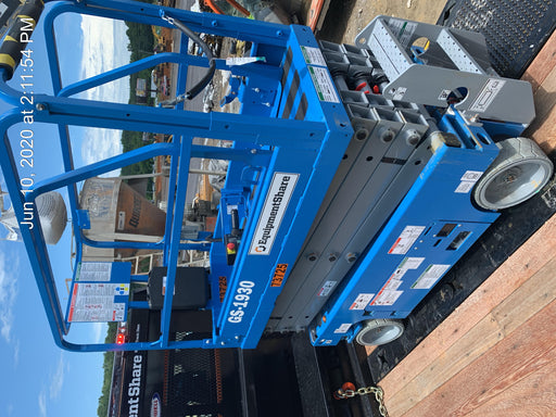 2020 Genie GS-1930 Fixed rails with chain entry gate - Pre A92.20