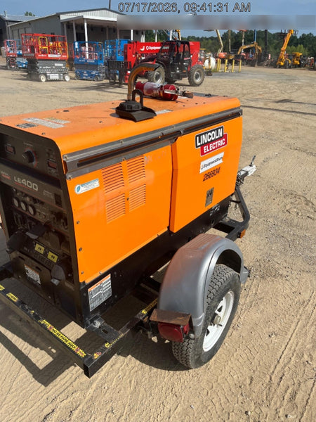 2022 Lincoln Electric LE400 Kubota V1505, Trlr, Cable Rack, Light Kit, ES Decals, T3