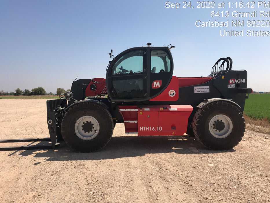 2020 Magni HTH 16.10 Cab/Heat/Air, LED Lights Front and Back, LED Boom Lights and Camera