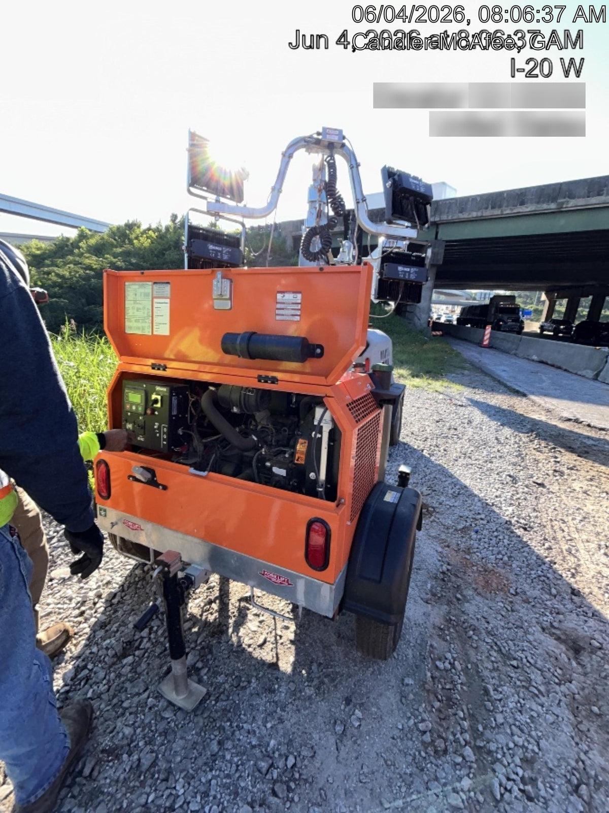 2025 Wanco WLTT-4MM4K Diesel, Mitsubishi L2E, 9.0HP @1800 rpm, Deep Sea Controller, Shore Power Plug, Auto Start, (4) 350W LED Floodlights, 4kW Generator, 60 Gal Fuel Tank, 2" Ball, T3