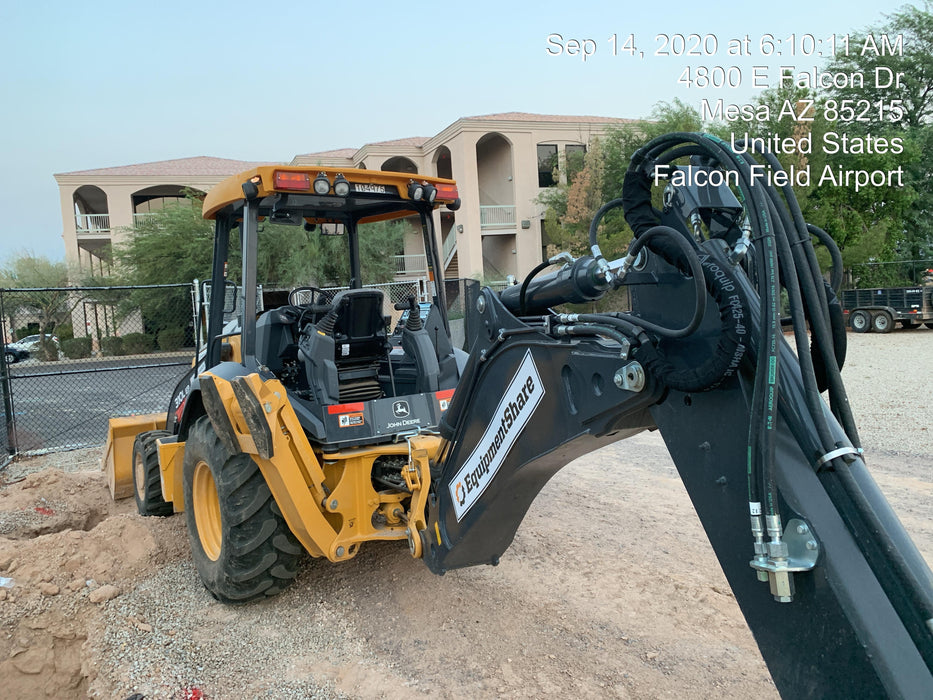 2020 John Deere 310LEP - Extendable Stick Canopy, 4WD, Extendable Stick, Pilot Controls, 2 Way Hydraulics, TAG Manual QC