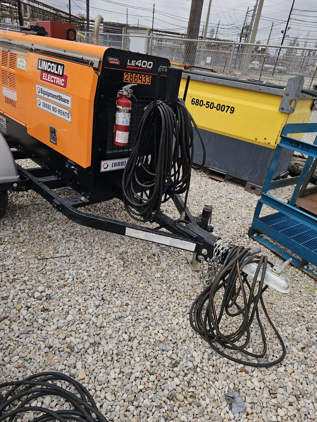 2022 Lincoln Electric LE400 Kubota V1505, Trlr, Cable Rack, Light Kit, ES Decals, T3
