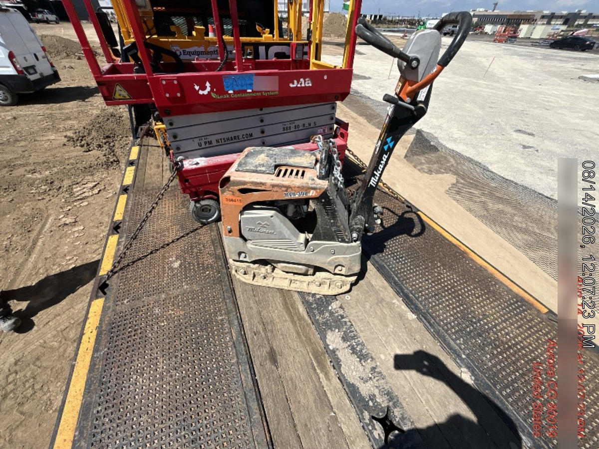 2023 Multiquip MV308GH Honda GX270, 18" Plate, Tachometer