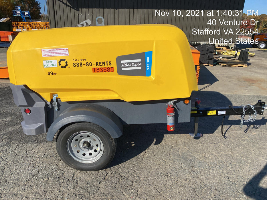 2021 ATLAS COPCO XAS188 CWK