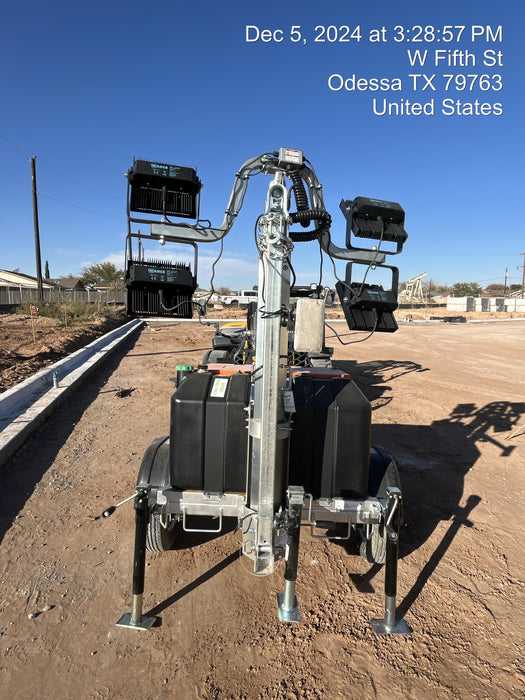 2024 Wanco WLTT-4MM4K Diesel, Deep Sea Controller, Shore Power Plug, Auto Start, (4) 350W LED Floodlights, 4kW Generator, 60 Gal Fuel Tank, 2" Ball, T3