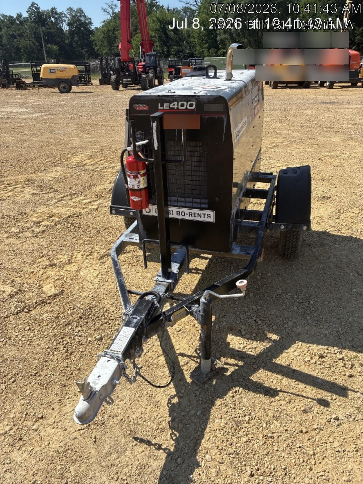 2024 Lincoln Electric LE400 Kubota V1505, Trlr, Cable Rack, Light Kit, ES Decals, T3
