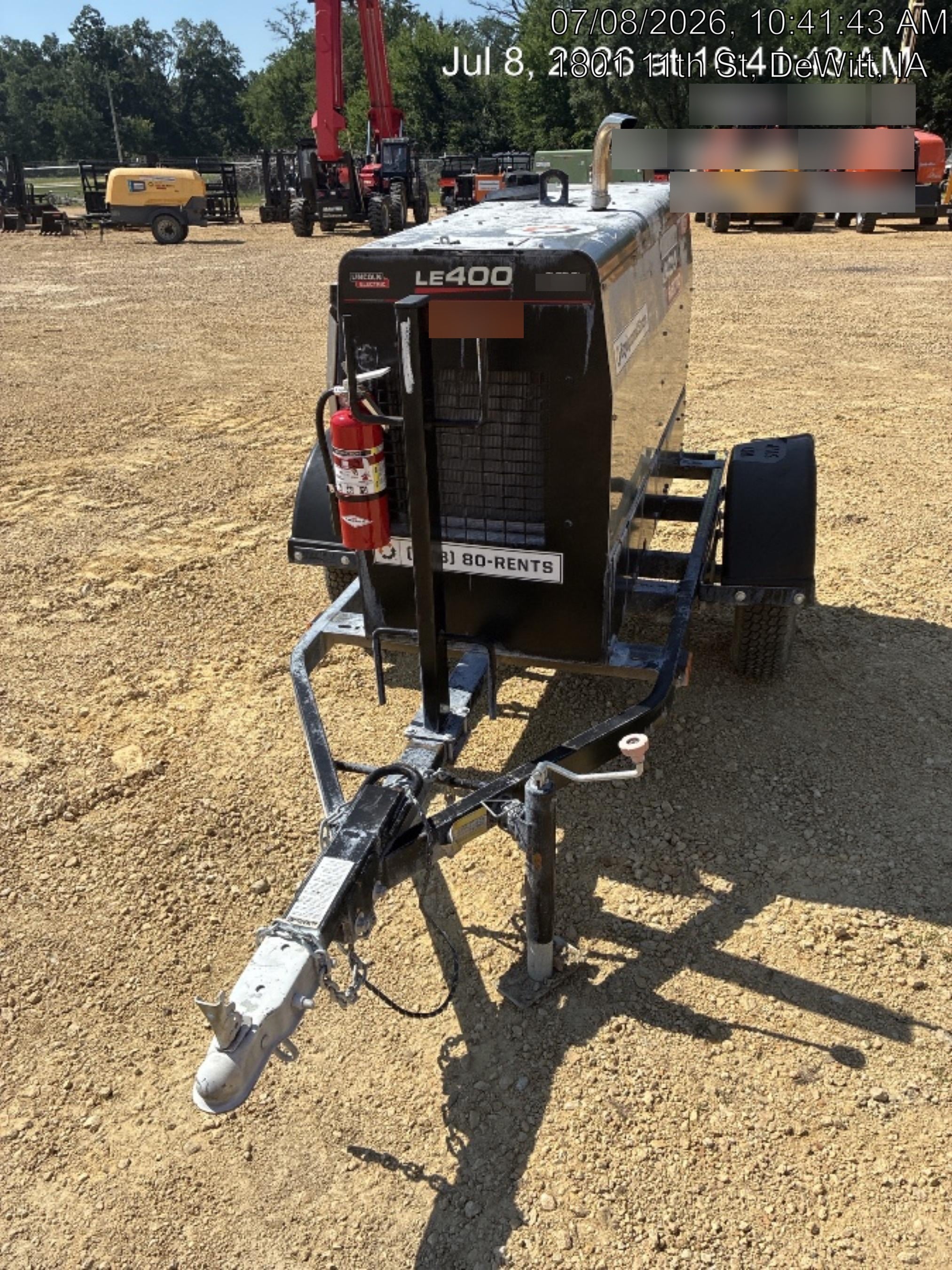 2024 Lincoln Electric LE400 Kubota V1505, Trlr, Cable Rack, Light Kit, ES Decals, T3