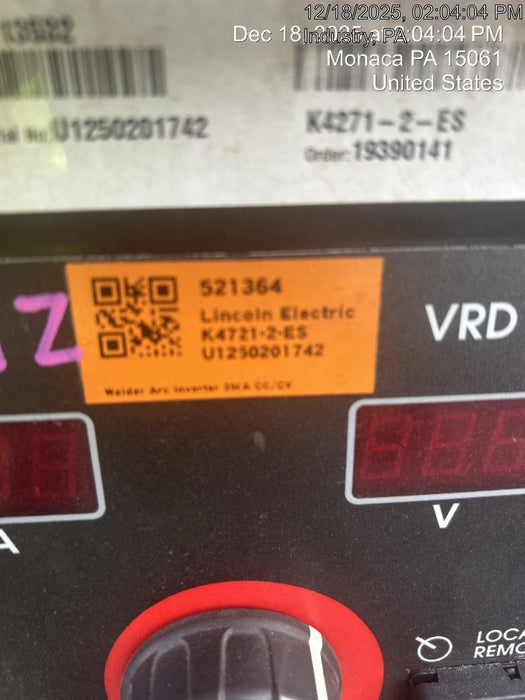 2025 LINCOLN ELECTRIC FLEXTEC 350X